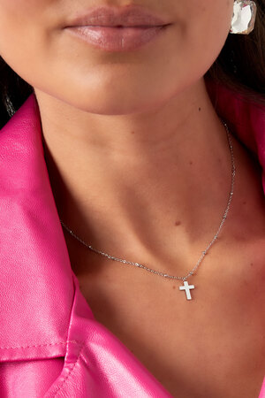 Necklace cross - silver Stainless Steel h5 Picture3
